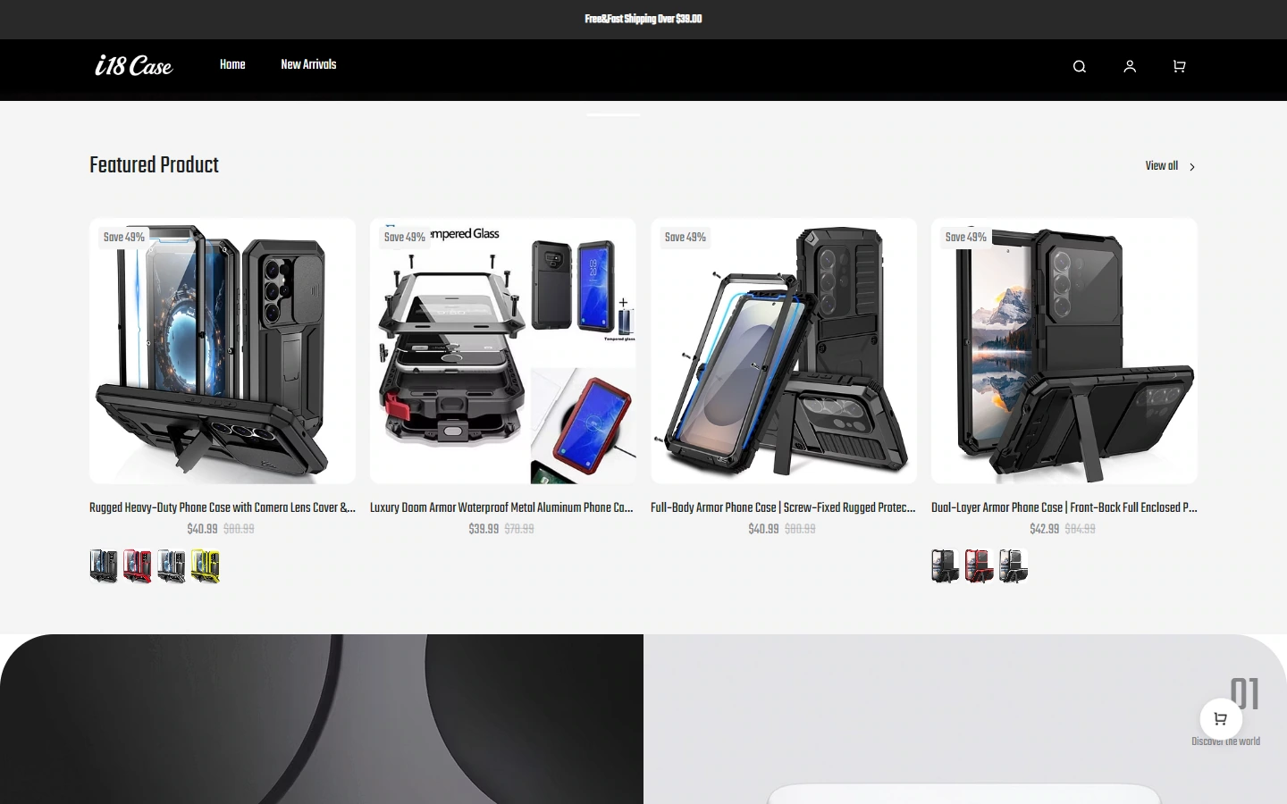 Home page content: Let the theme gradually unfold along the modules