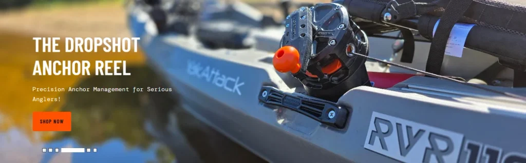 WordPress fishing equipment brand website website design case - home page design strategy - first screen Hero area design ideas