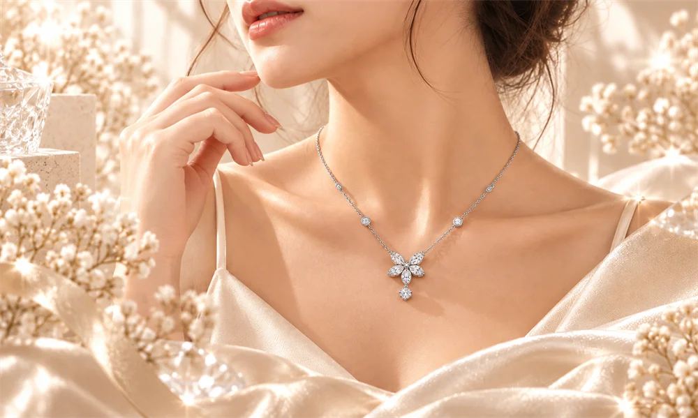 Shopee jewelry store poster design analysis