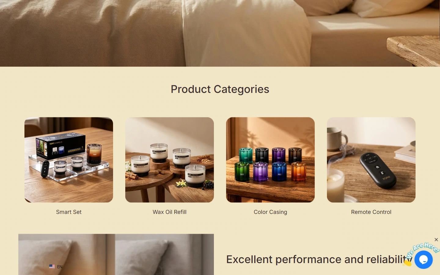XQMI homepage content: organize different topics separately