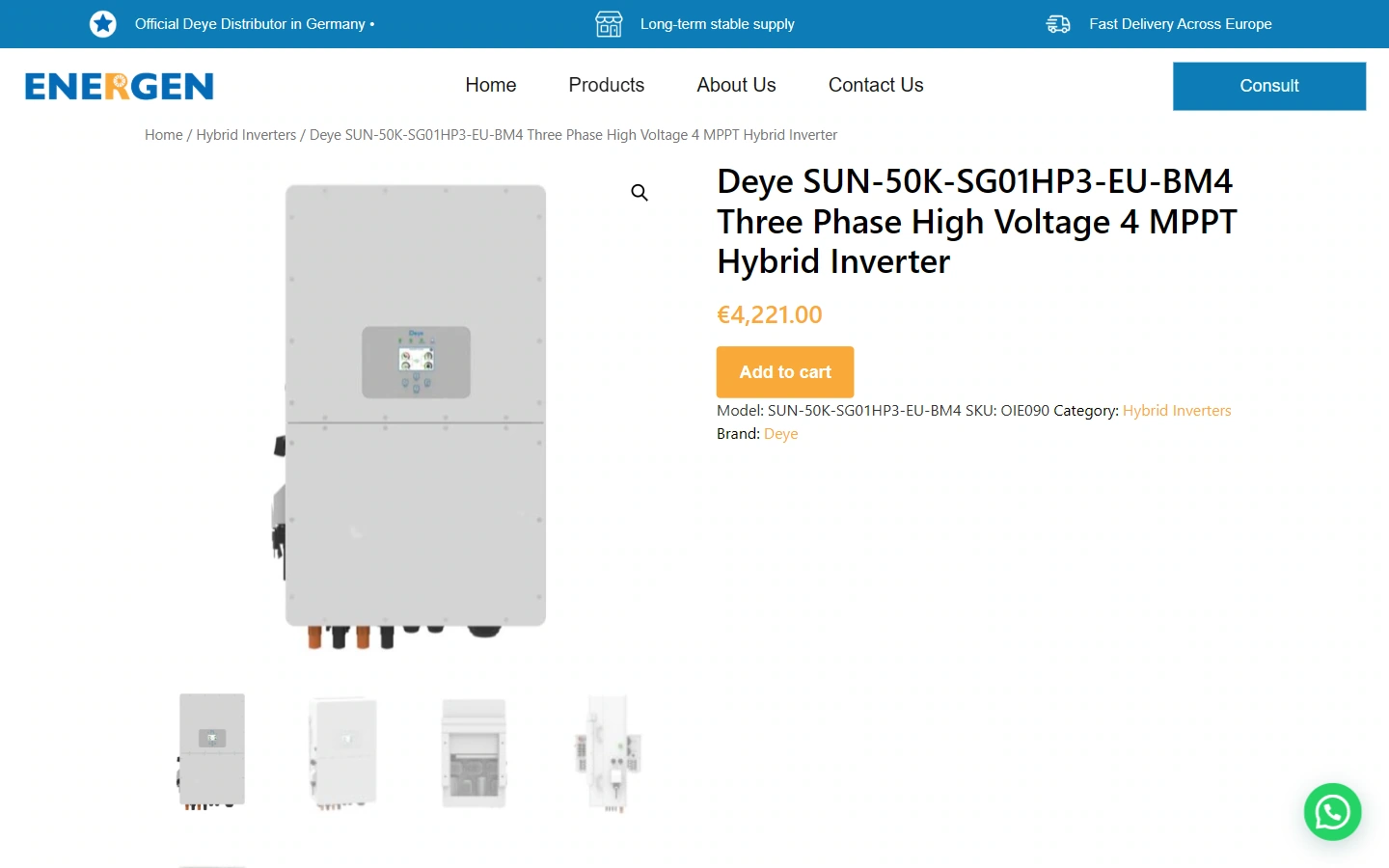 Energen Product Listings: Keep images adjacent to product information