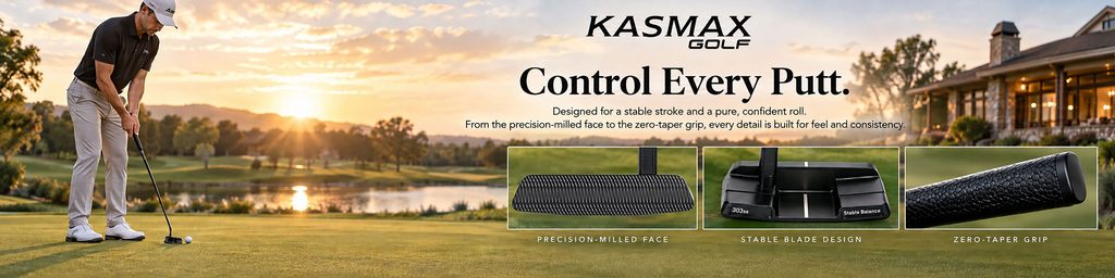 Temu Golf Club Poster Design-Enhance high-end putting experience through sunset course