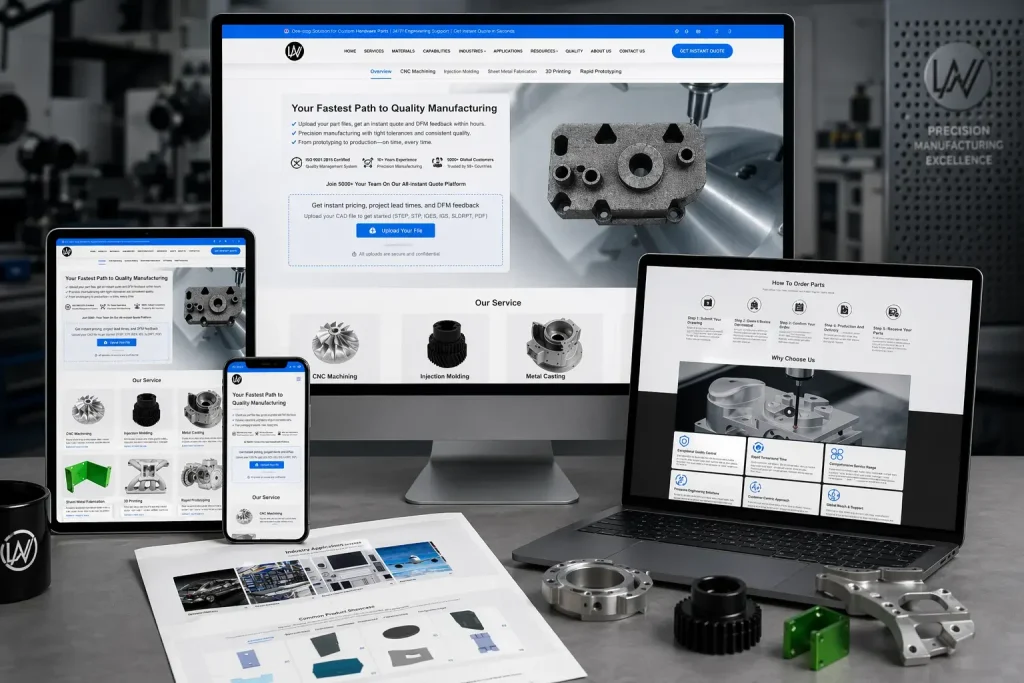 WordPress Precision Manufacturing Industry Enterprise Official Website Design and Construction Case