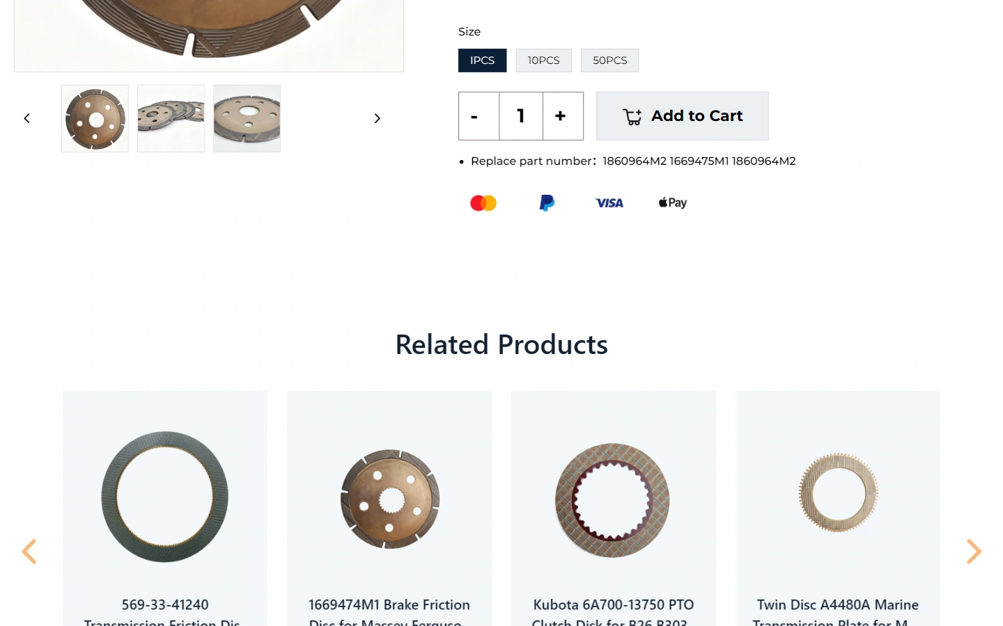 GOODA FRICTION Details: Continue the checking sequence of single product information