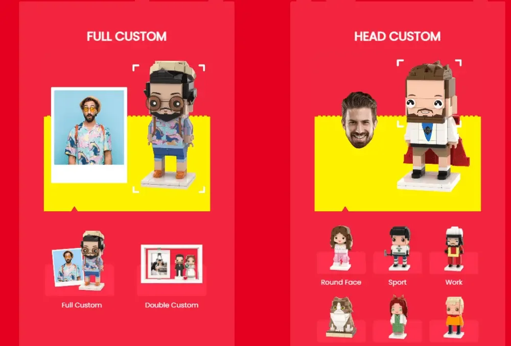 Shopify custom building block brand website design and conversion optimization case - product classification and series page design