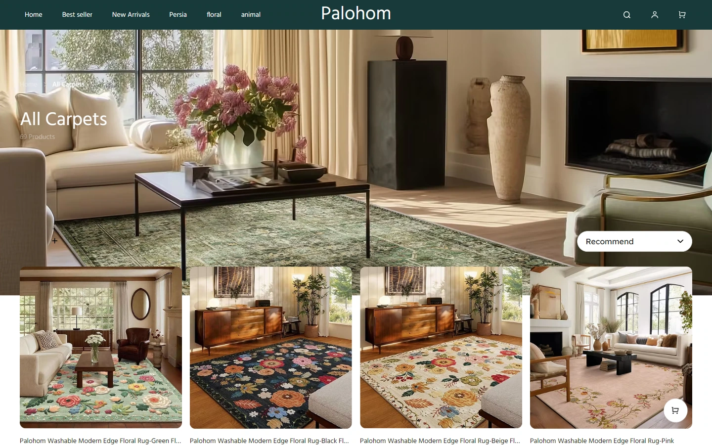 Category page: Provide a clear browsing order for the product catalog