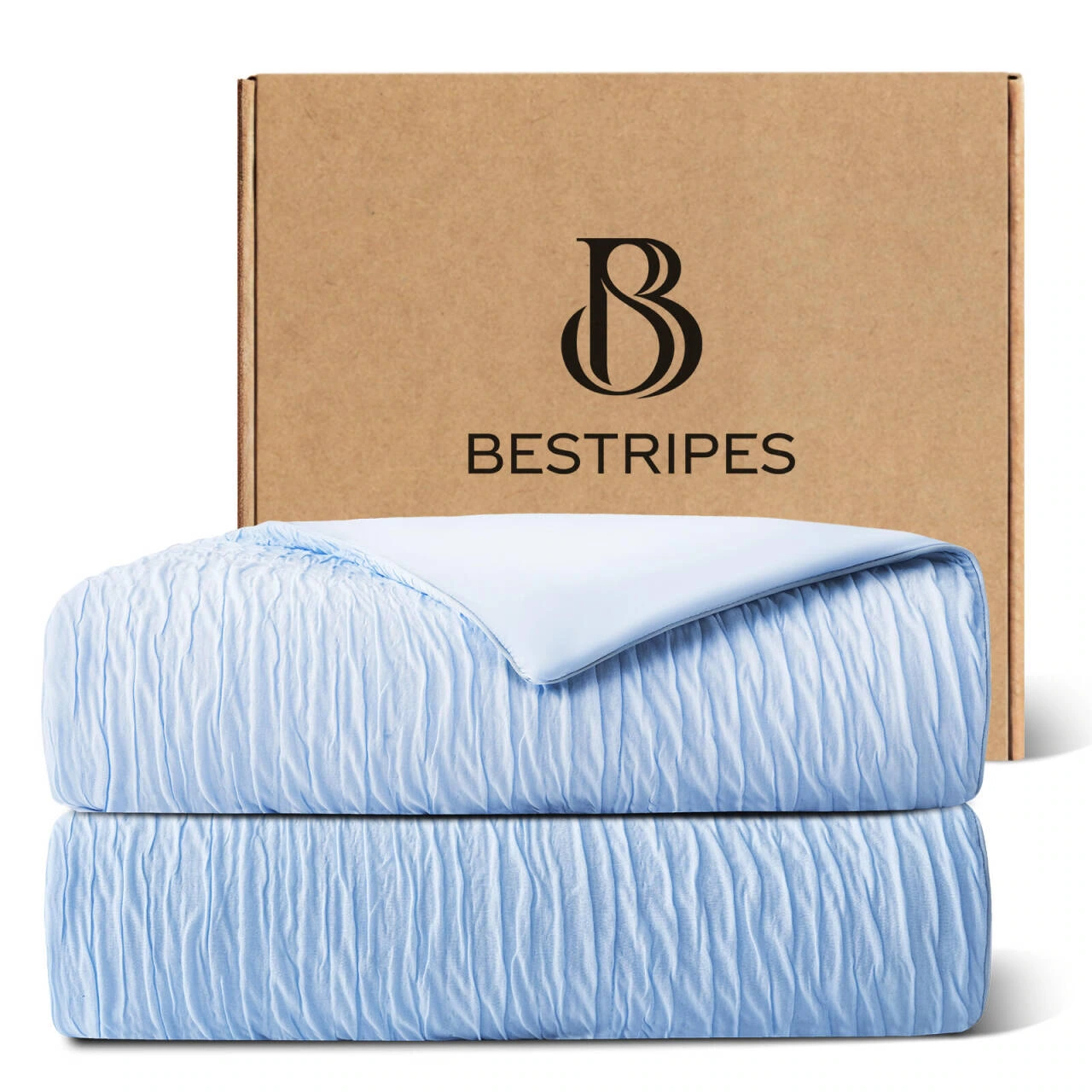 Cooling air-conditioning quilt product picture: Product overview: Folding quilt body with packaging