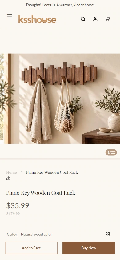 Mobile phone details: let product pictures and information appear in order