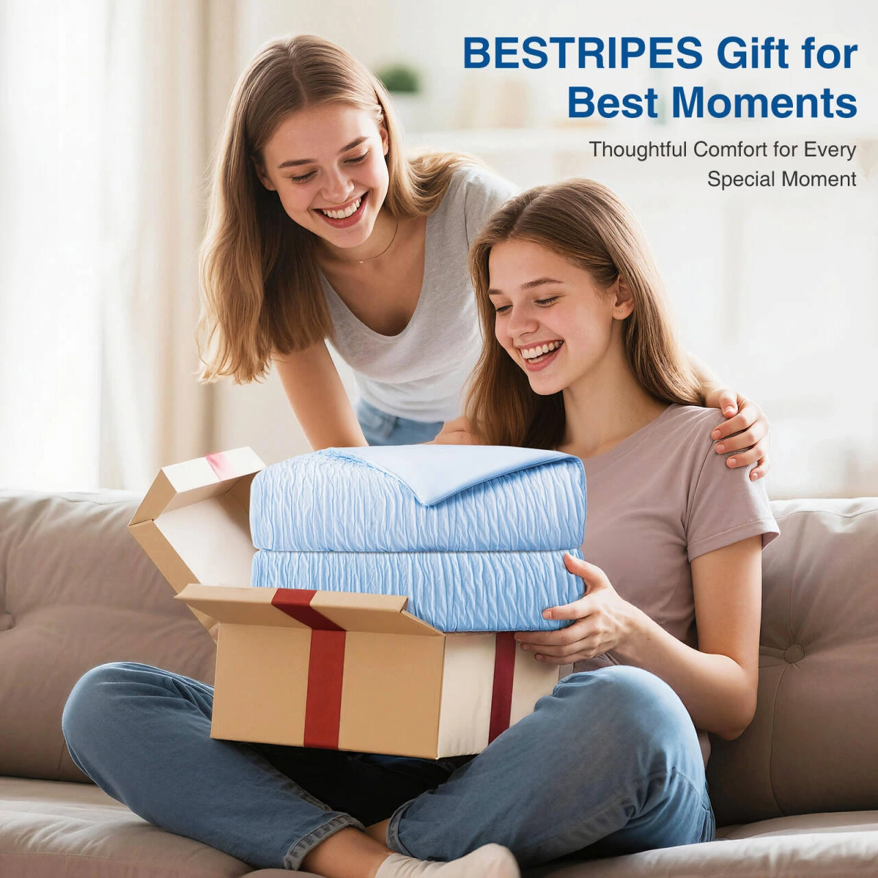 Cool air-conditioning quilt product picture: gift situation: closing the picture group with the relationship between characters