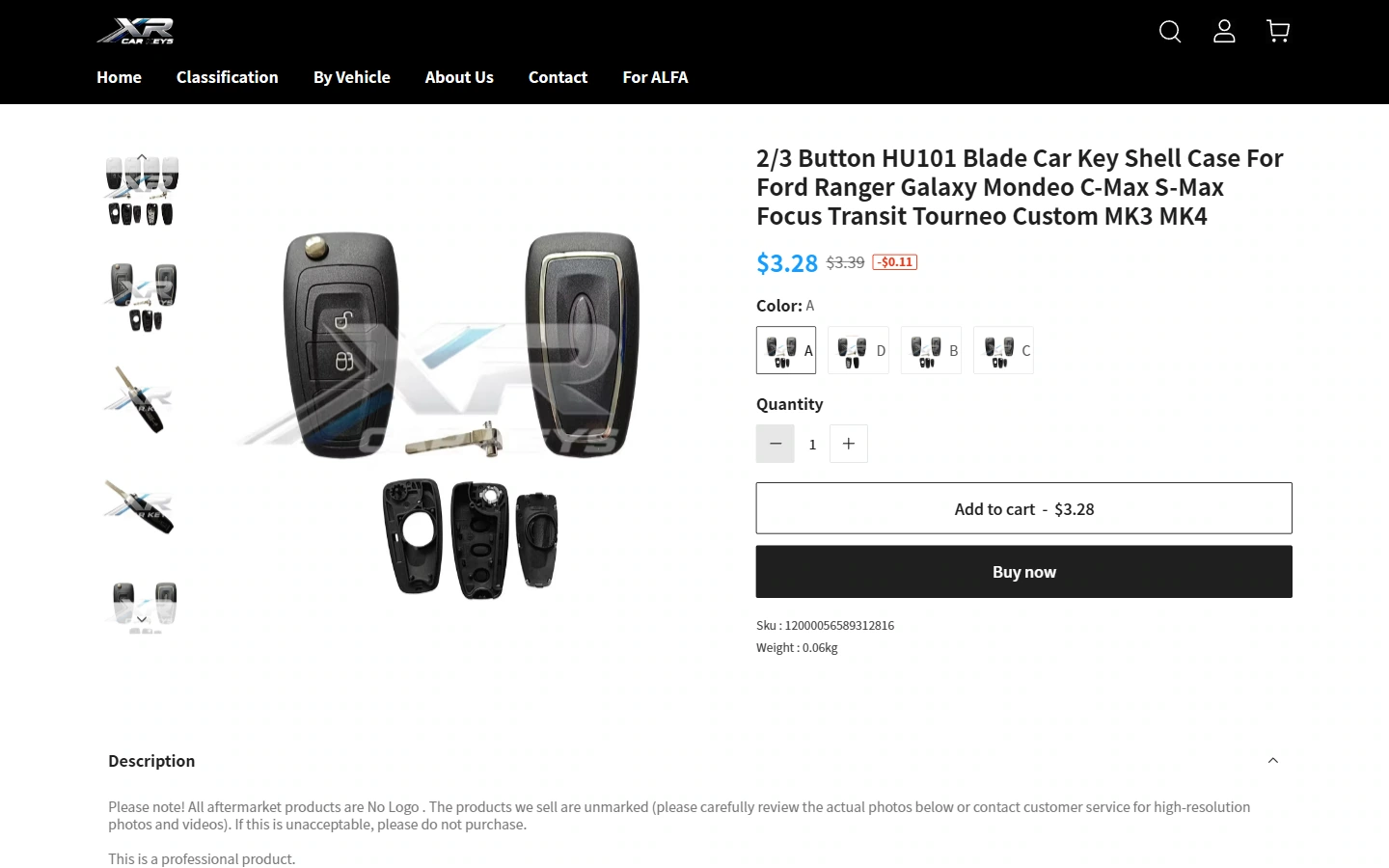 Product details: Put pictures and single product information together
