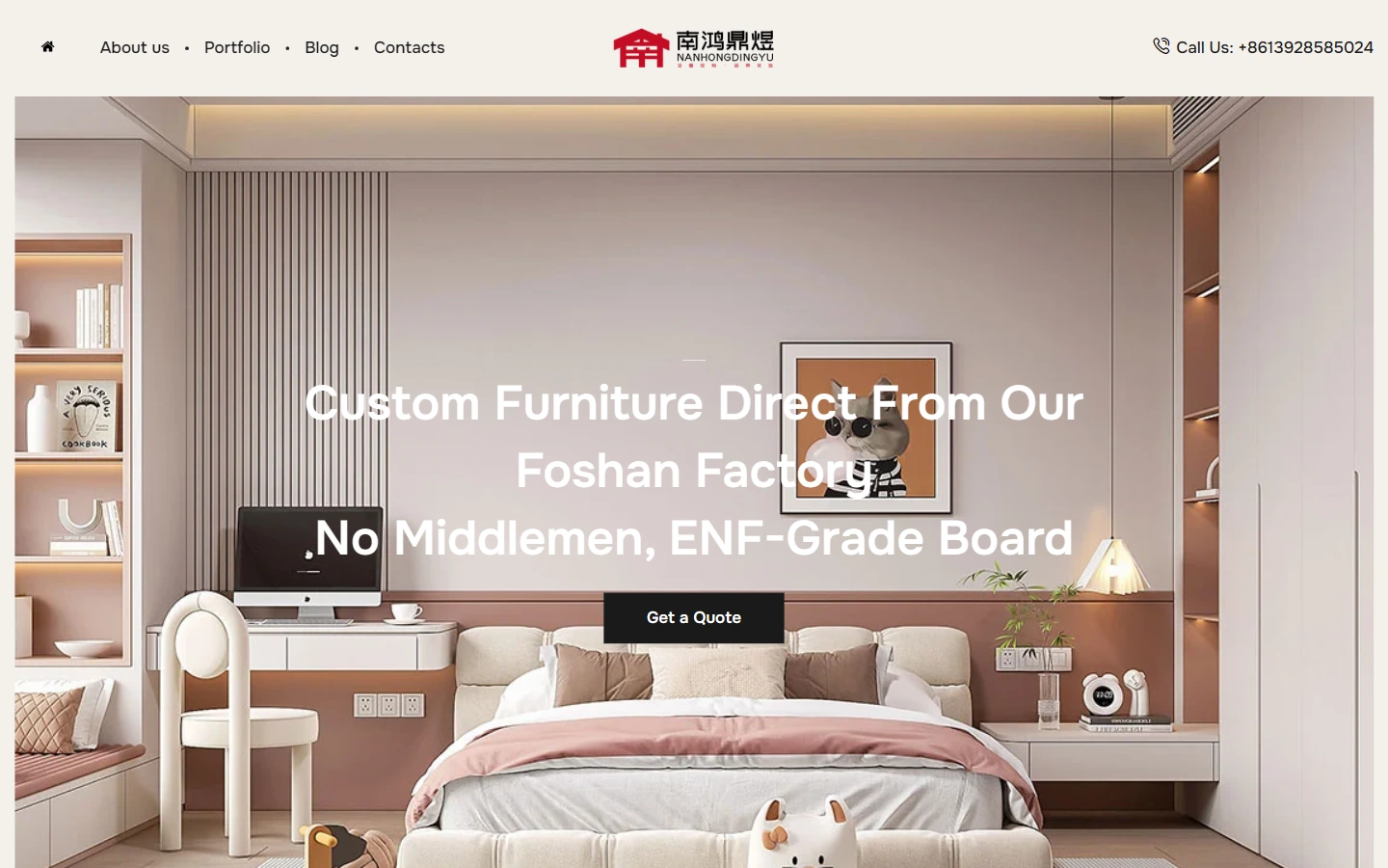 Nanhong Dingyu Home Page: Space Works and Customized Service Expressions