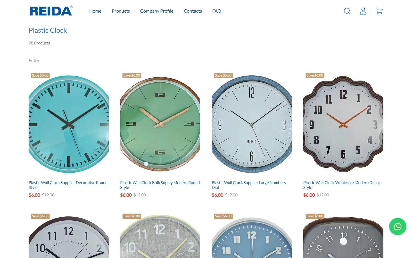 Category page: Provide a clear browsing order for the product catalog