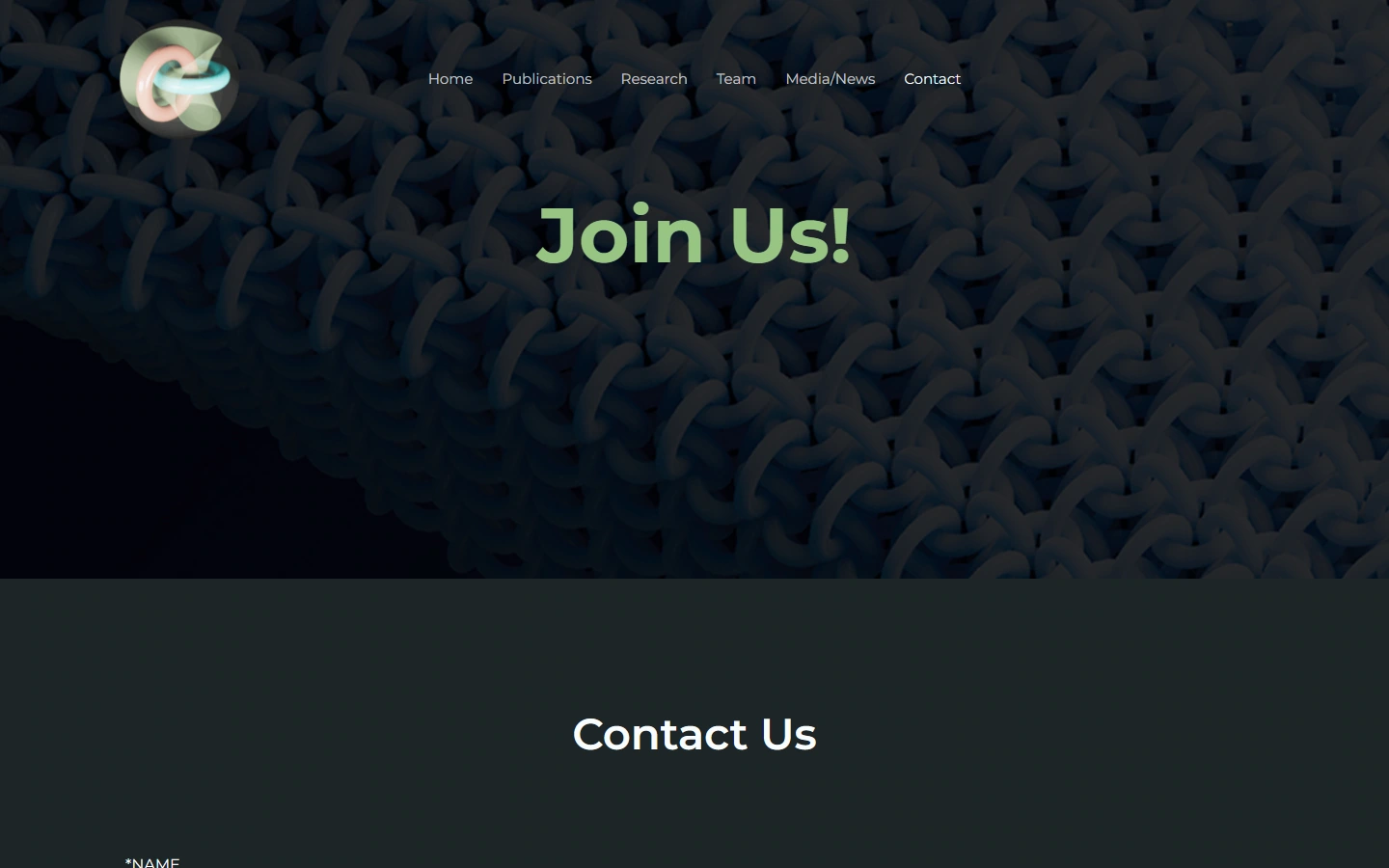 Intelligent Matter Lab Contact Page: Give communications a clear place