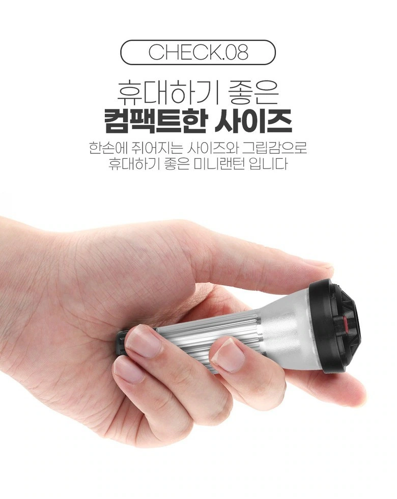 MellowBuddy Multi-Function Camping Light: Handheld Scale: Reduces decorative protrusion