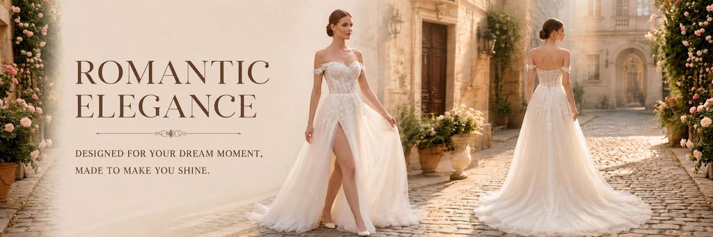 SHEIN Wedding Shop Poster Design Analysis-Strengthening the Romantic Wedding Imagination through European Street Scenes