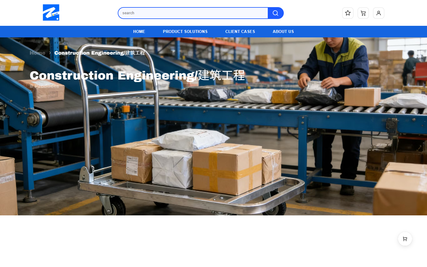Engineering category page: Use banner positioning, then enter filtering and products