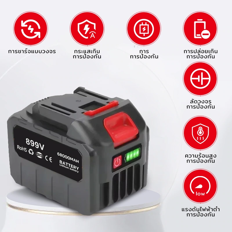 Power tool battery product map: icon matrix: let multiple themes revolve around the product