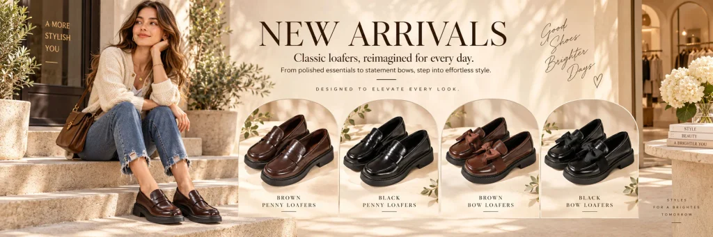 SHEIN women's shoe store poster design case - creating key recommendation areas around new products