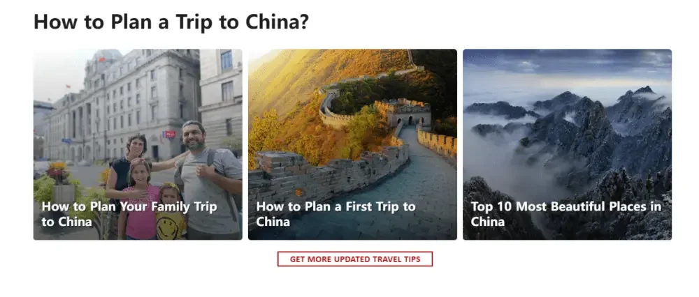 Shopify travel website design: High-conversion travel brand homepage case-travel guide and educational content