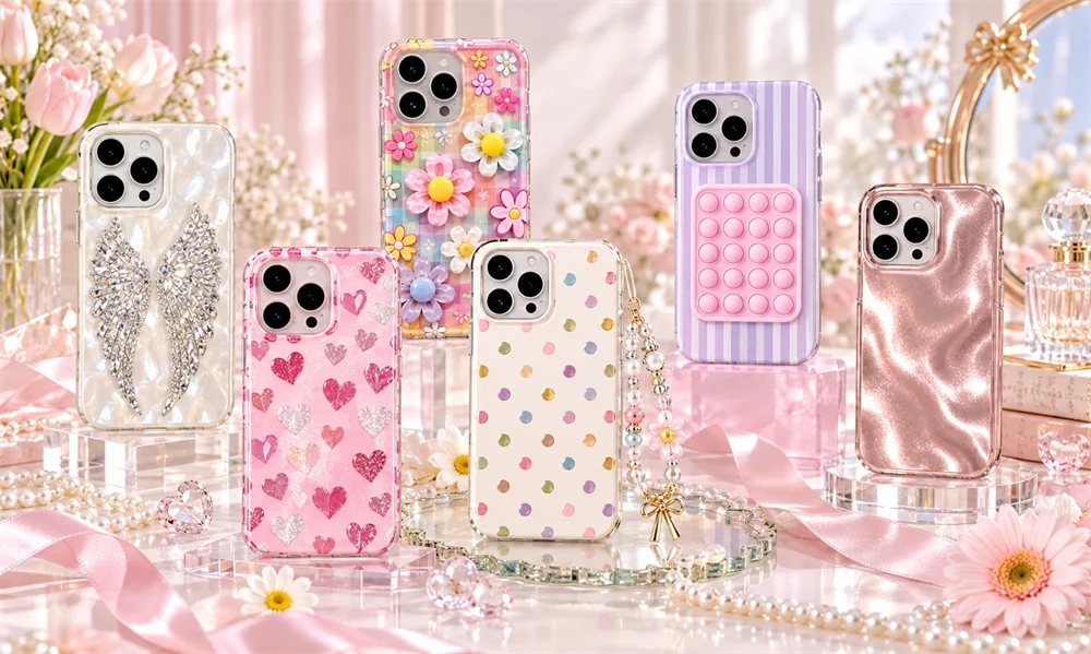 SHEIN mobile phone case store poster design