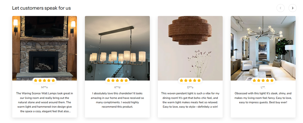 Yarelighting lighting brand website visual design and brand experience analysis-trust information design: reducing concerns in cross-border shopping
