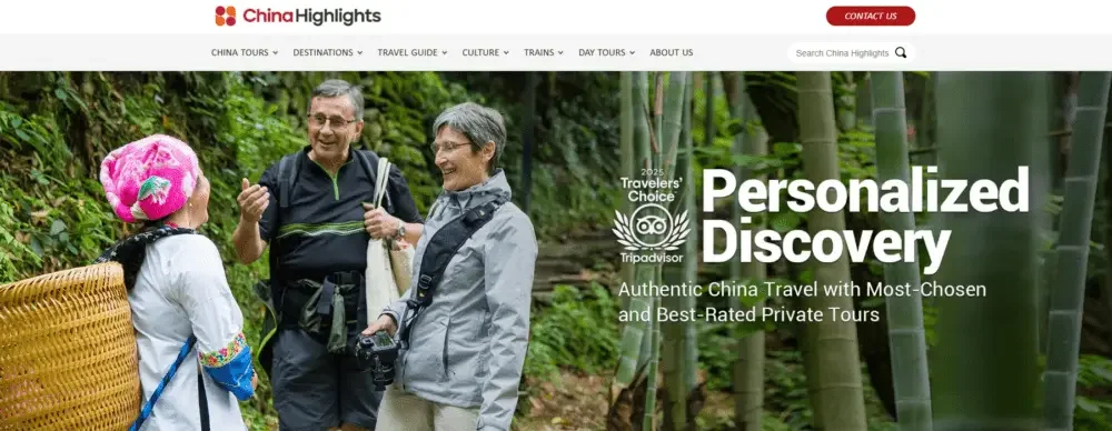 Shopify travel website design: High-conversion travel brand homepage case-above the fold: quickly inspire travel inspiration