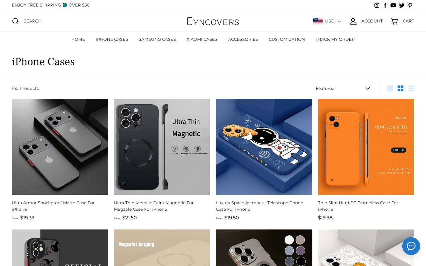 Category page: Provide a clear browsing order for the product catalog
