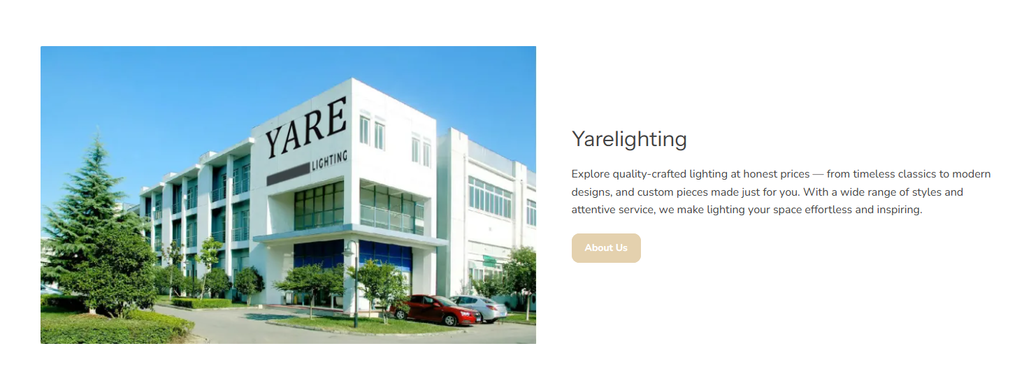 Yarelighting lighting brand website visual design and brand experience analysis - brand story design: let consumers understand the value behind the product