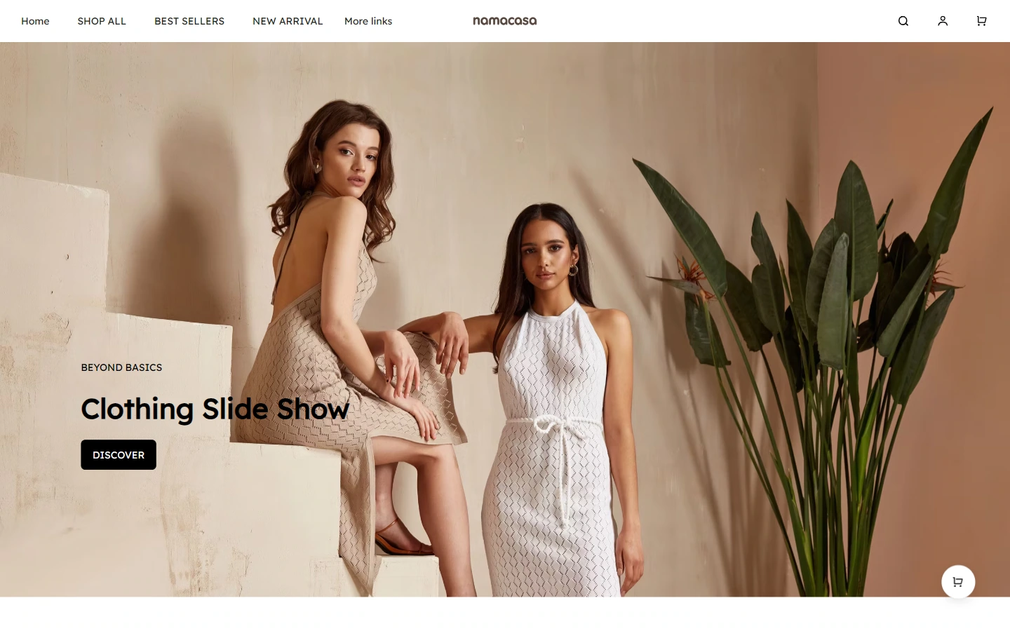 Home page above the fold: first establish a brand tone for multi-category lifestyles